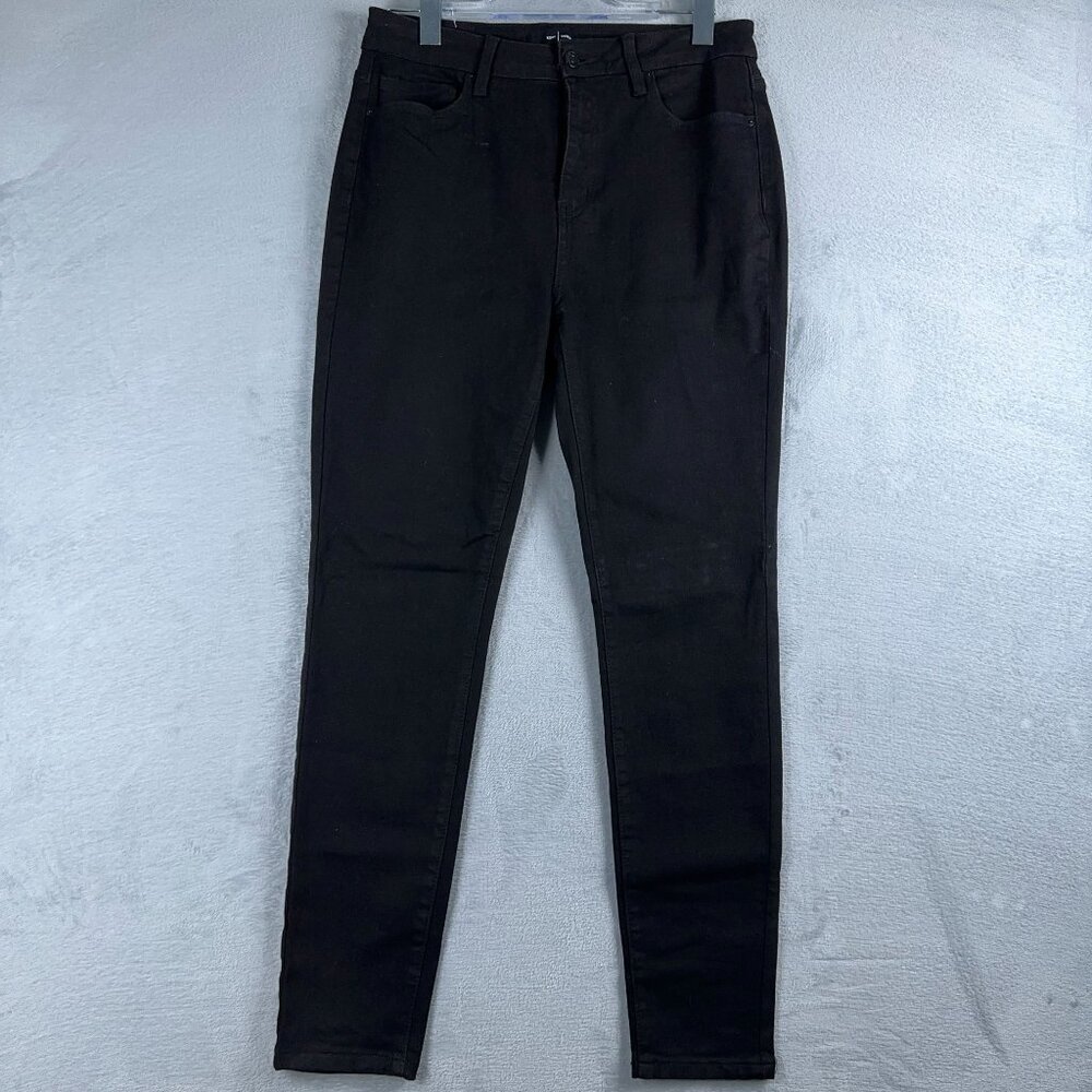 Kore Denim Skinny Jeans High Rise Dark Wash Stretch Womens Black Size 11